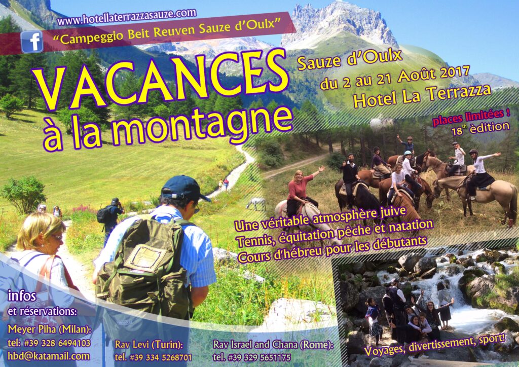 Locandina A4 Vacanze in Montagna