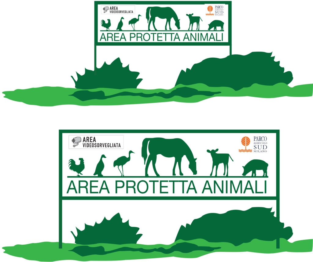 Cartellonistica Infografica Parco Sud