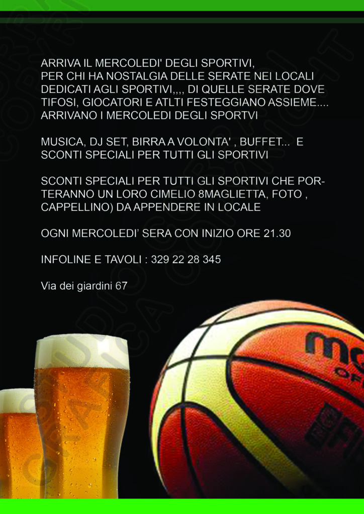 Locandina Basket – Interno