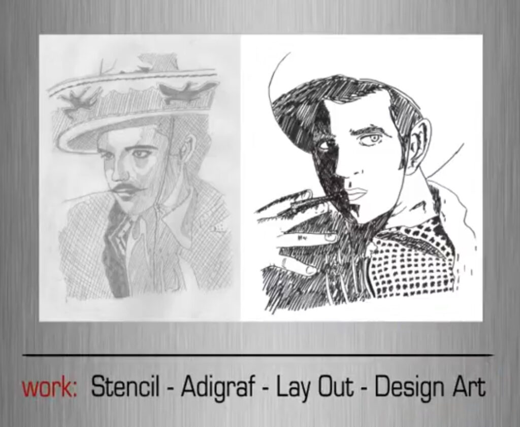 Stencil Adigraf Cowboy