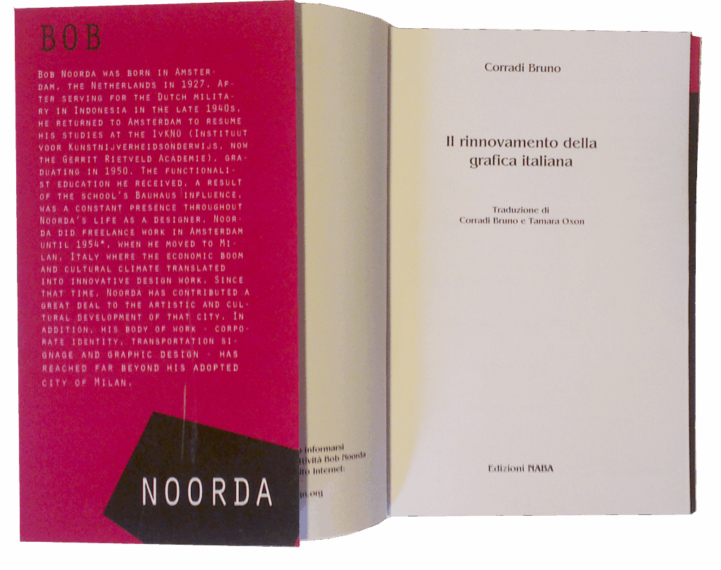 Creazione Libro Metro Milano – Bob Noorda